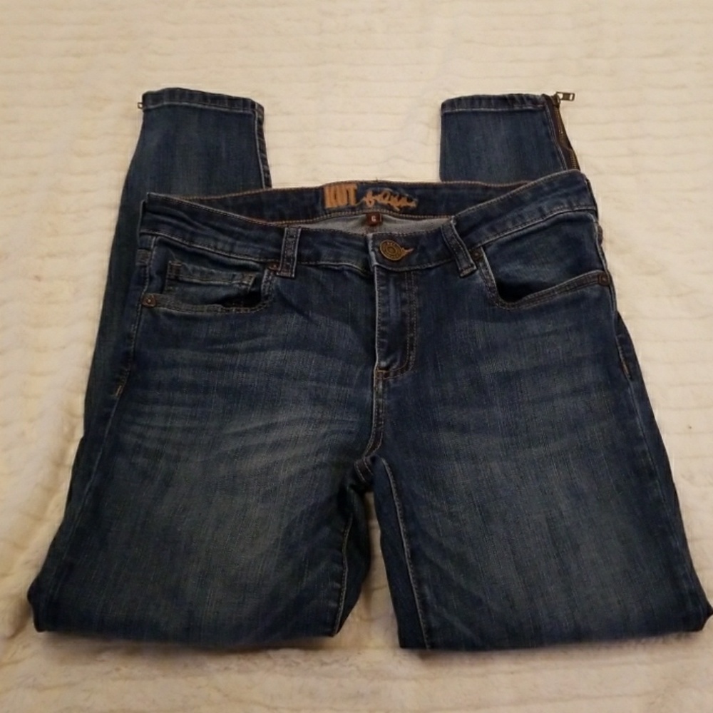 KUT FROM THE KLOTH Ankle Zipper Skinny Jeans